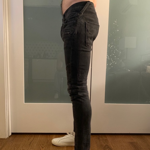 Hudson Black Jeans- Size 29 / Straight-Slim Leg - Picture 3 of 4